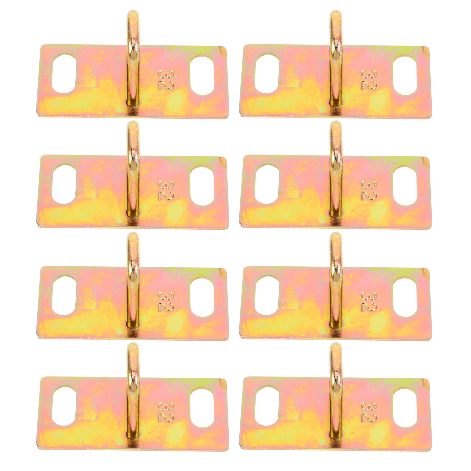 

8Pcs Electric Motorcycle Seat Lock Hook Strong Alloy Quick Mount Secure Locking Replacement Striker Plates for Scooters