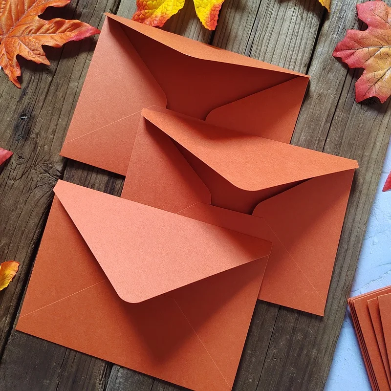 Burnt Orange Envelopes, Suitable for Wedding 5 \