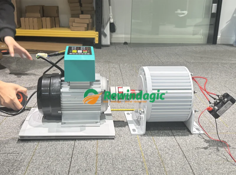 Factory 30KW 20KW 3Phase AC 380V 220V Permanent Magnet Generator With 300RPM-3500RPM Variable Frenquency Drive VFD Motor DIY