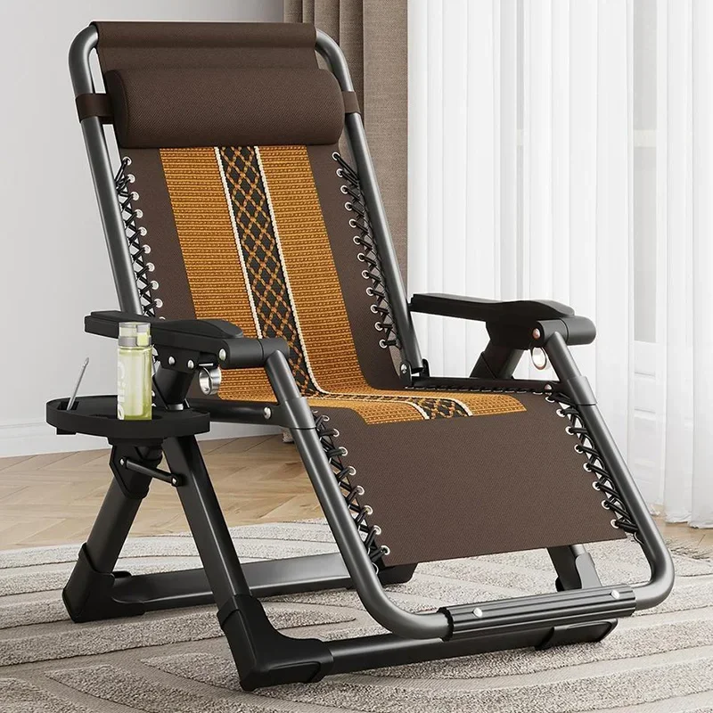 Składany przenośny szezlong wypoczynek w domu meble do salonu oparcie minimalistyczny szezlong przerwa na lunch Einen Stuhl