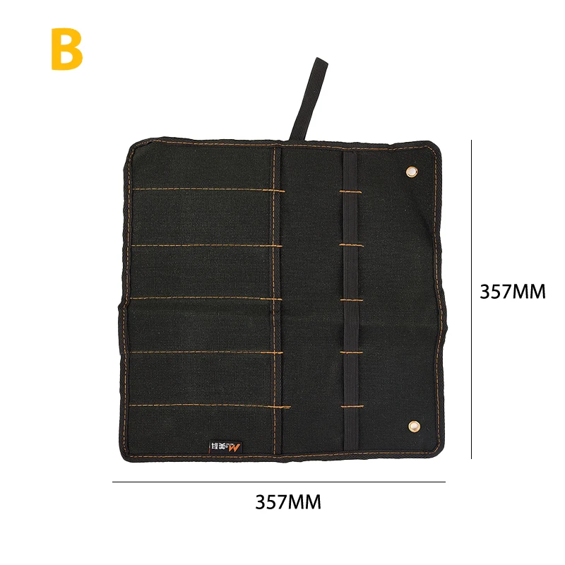 1pcs Chisel Carrying Case Canvas Pocket Tool Roll Holder Wrench Pouch Organizer