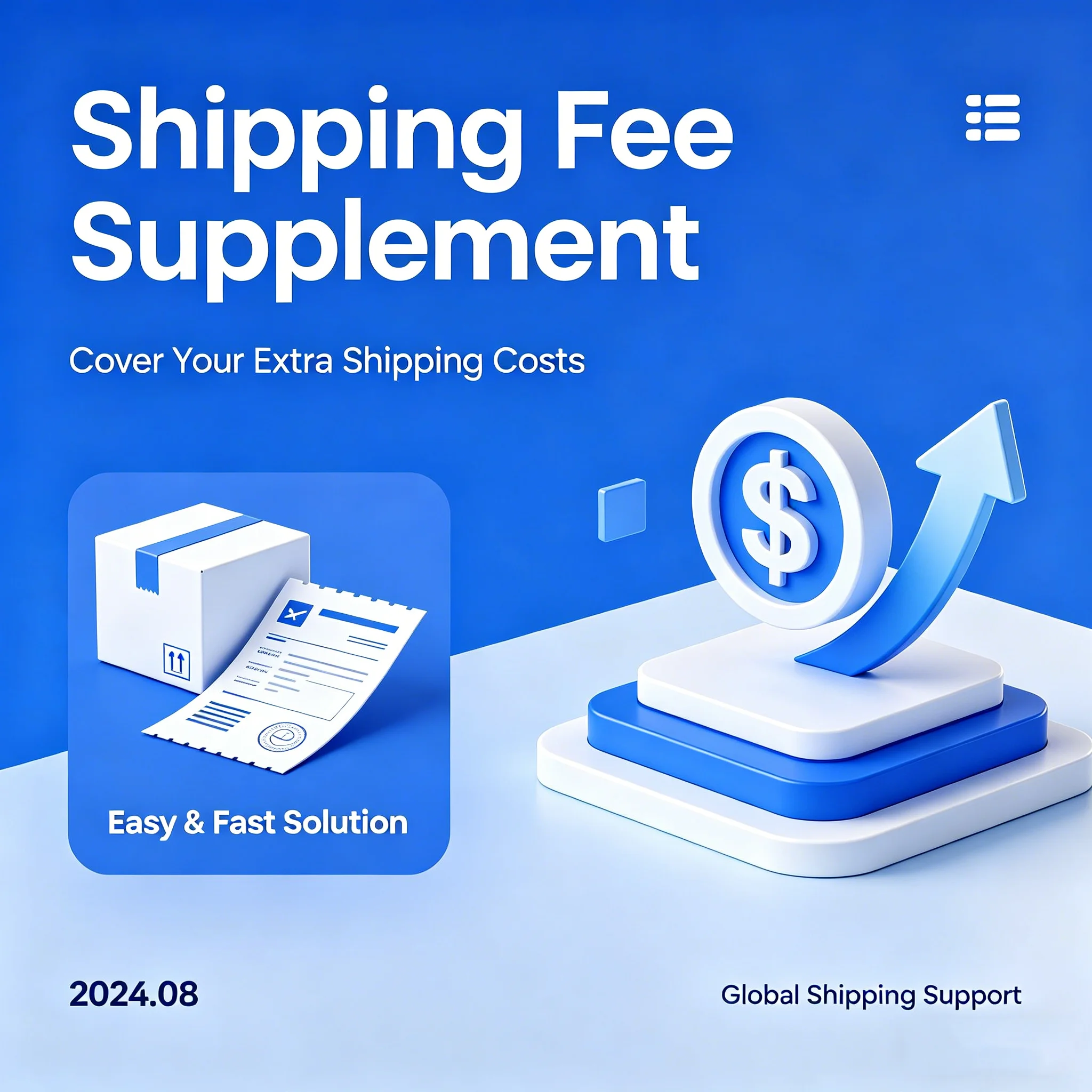Special link for additional shipping cost, pay the difference, pay additional shipping