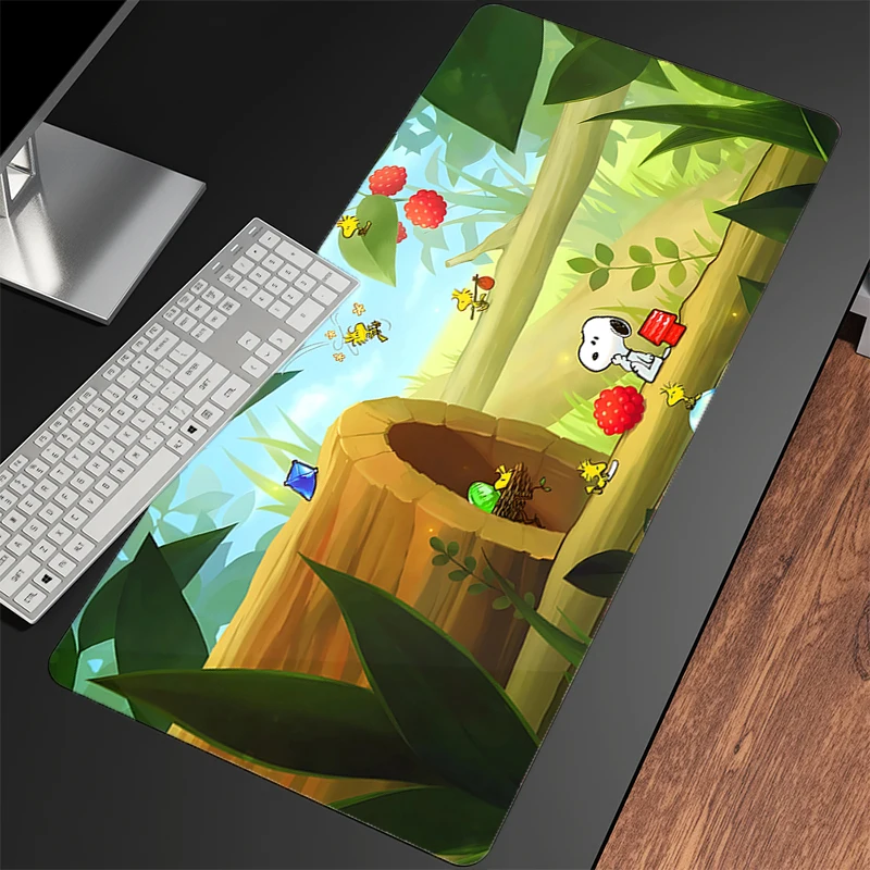 Alfombrilla de ratón Snoopy para ordenador portátil de oficina, accesorios para juegos de Anime, alfombrilla para ratón para Gamer, PC, teclado completo para ordenador, alfombrilla de escritorio, alfombrilla de mesa Varmilo