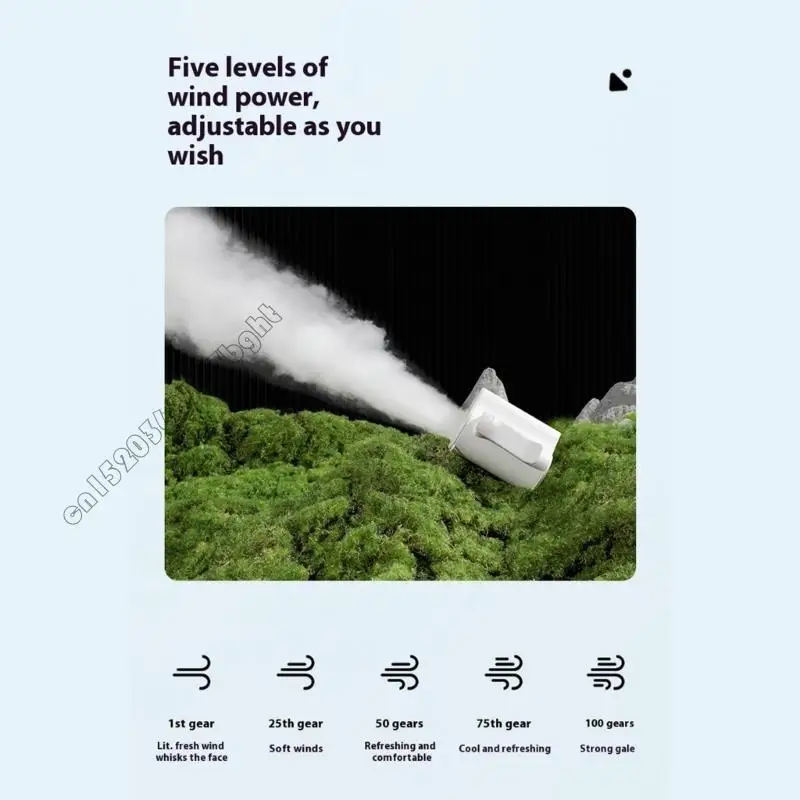 مروحة حزام بلاستيكية 4xfb 4000mAh معجزة مروحة مروحة محمولة على الخصر مروحة مروحة مروحة صغيرة