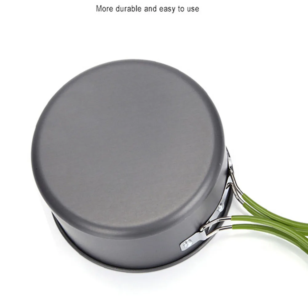 

For Backpacking For Outdoor Cooking Camping Cooking Gear Non-Stick Camping Kit High-Temperature Resistant Portable Design