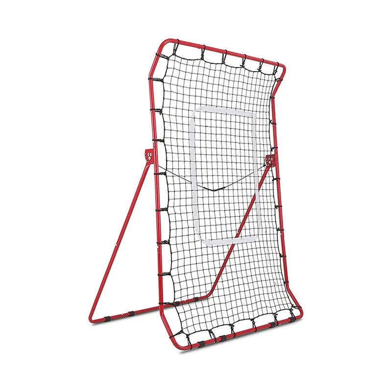 

Rebound Pitchback Net Adjustable Training Practice Rebounder Bounceback Pitchback Screen for Multi-Sport Training Lacrosse Net