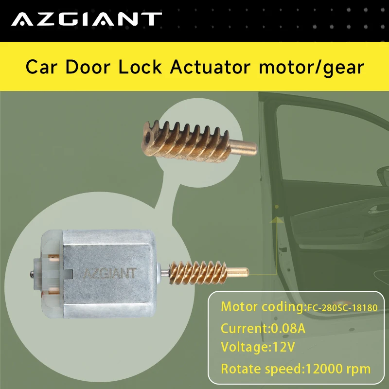 Car Side Door Latch with power lock motor FC-280SC Worm 3T Repair Tool For Nissan Navara D40 NP300 D23 Interior Replacement Part