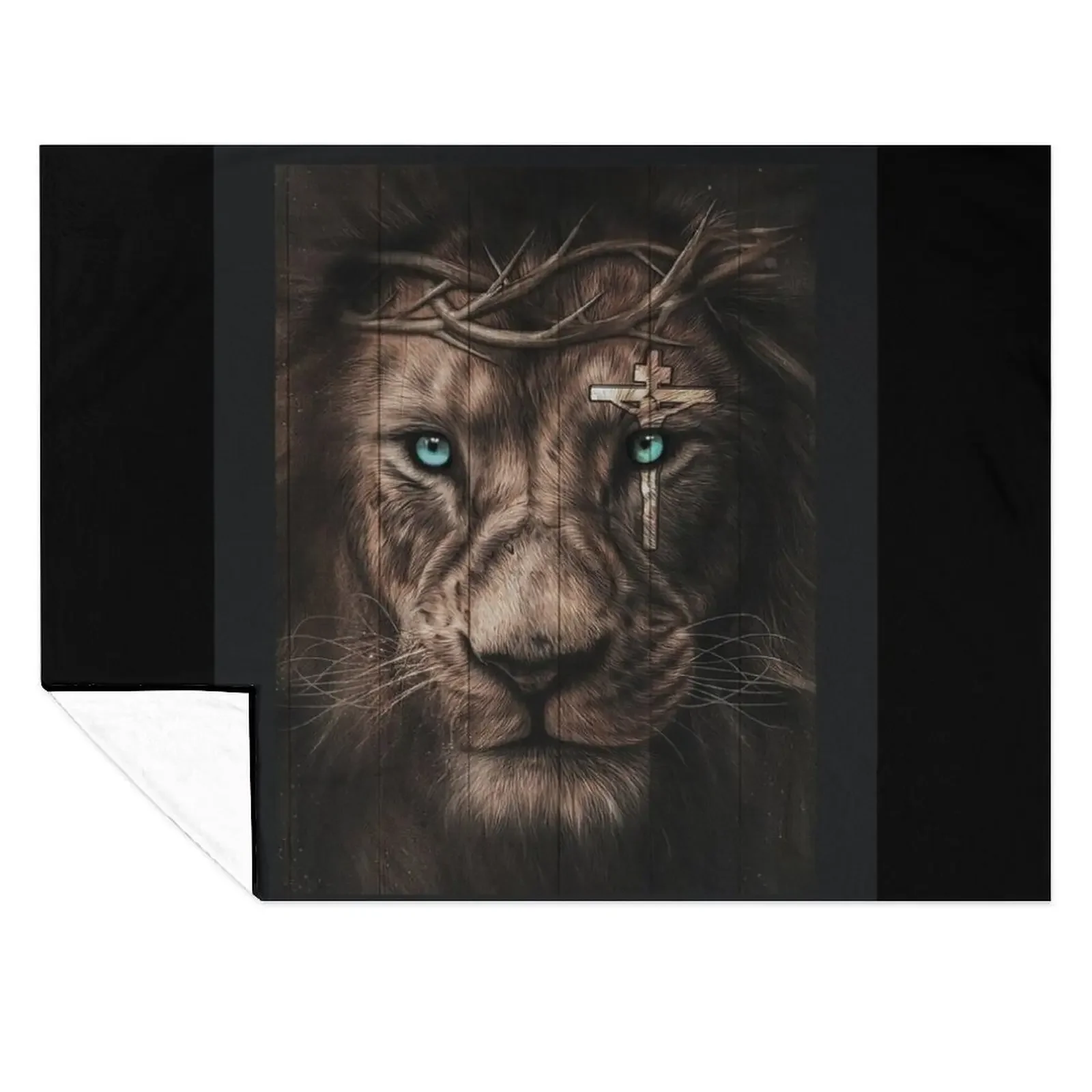 

Dark Edition Lion of Judah Throw Blanket Hairys funny gift Decoratives christmas gifts Blankets