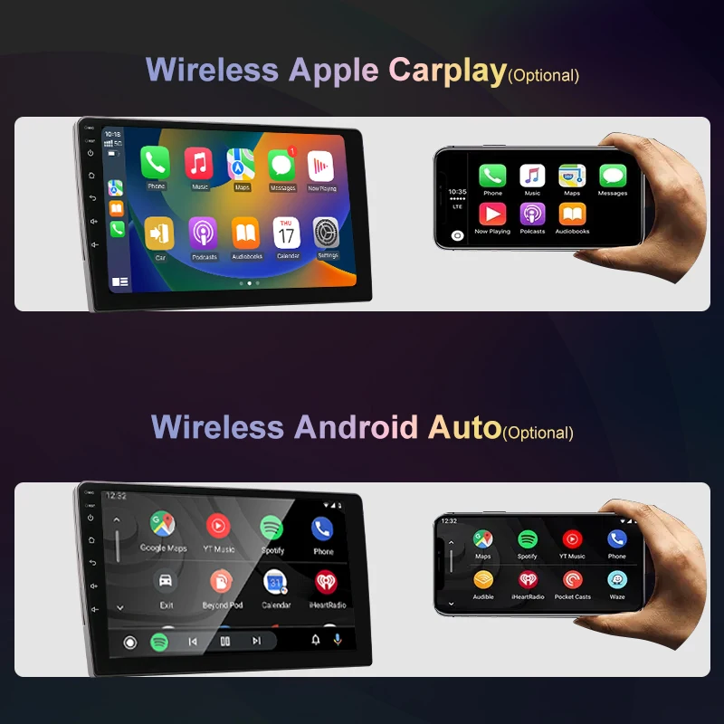 Factory Offer Android Car Player T100 Touch Screen 5GBT WIFI Mirror Link Car Radio 2 DIN 1280*720 Car Stereo