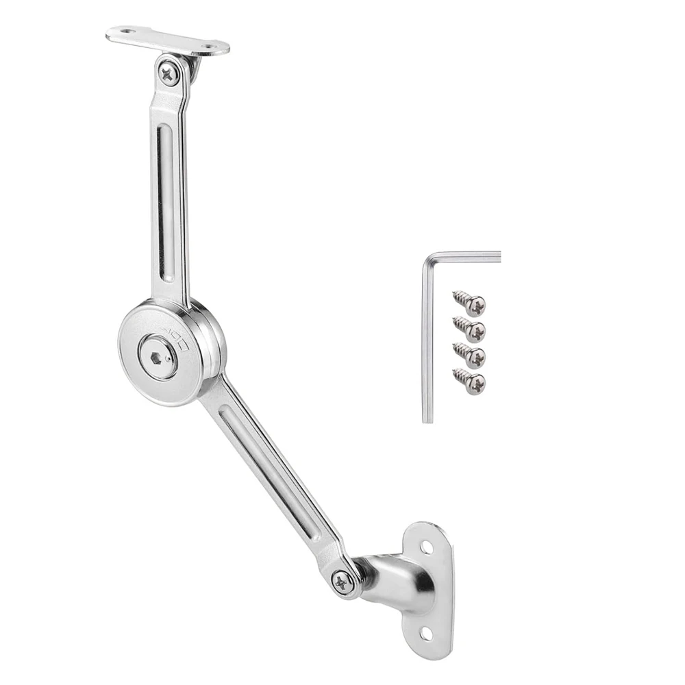 Lid Support Hinge Folding Lid Lift Up Stay Hinge for Drawer Window Wardrobe Cabinet Door Soft Closing Furniture Hardware