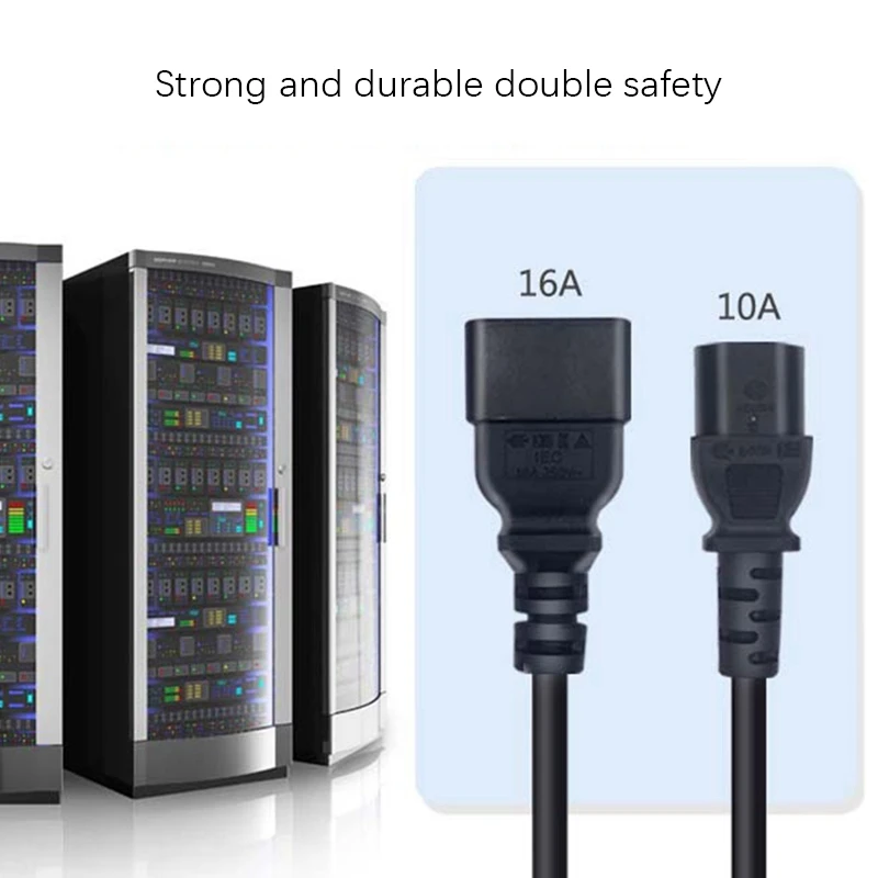 Adaptateur d'extension d'alimentation CA pour PDU UPS, IEC 320, C13 à C20, 1.8m