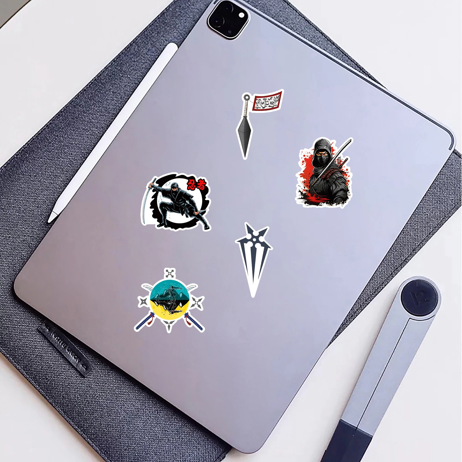 50Pcs Ninja series Cartoon Cute Waterproof Sticker Skateboarding Snowboard Retro Vinyl Sticker