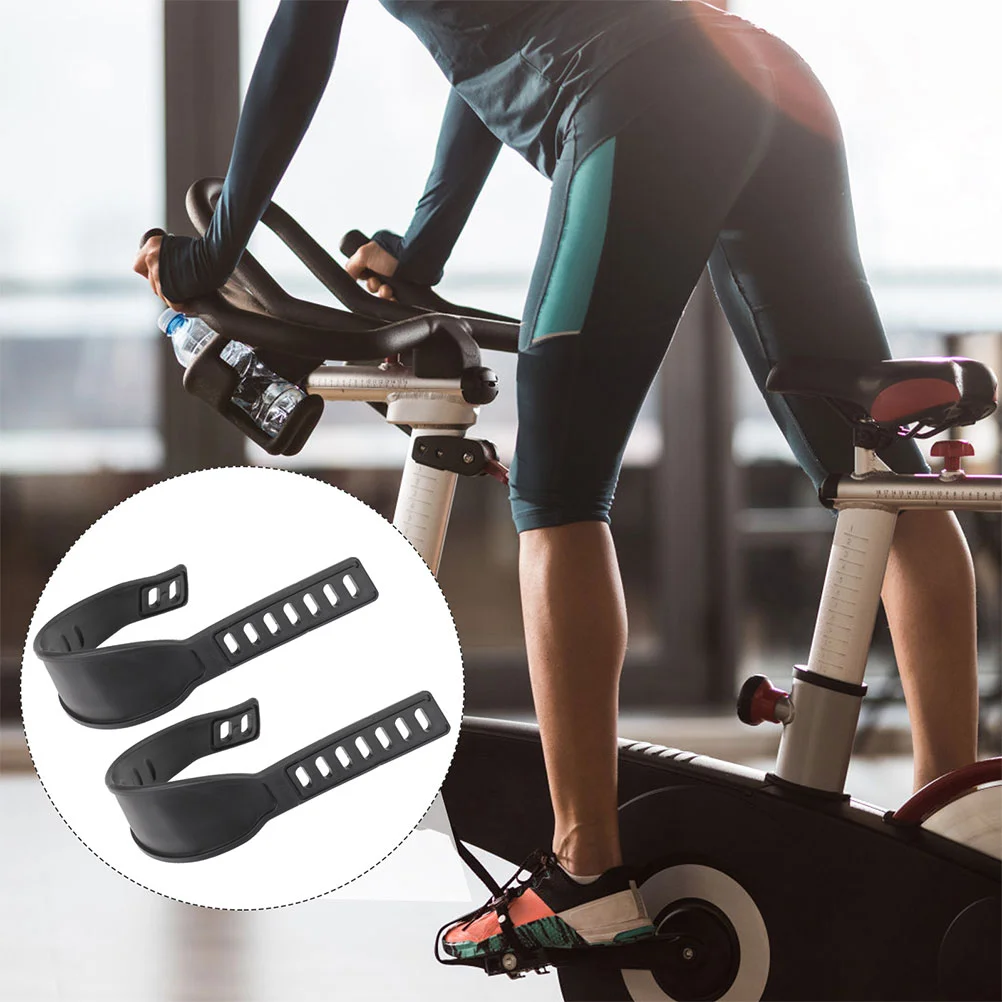 

4 Pcs Bike Straps Adjustable Pedal Strapss Clip Pedals Extender Bicycle
