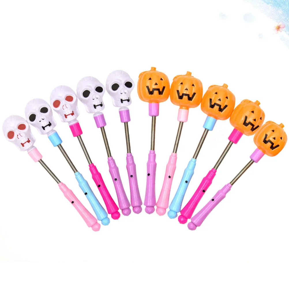 

10Pcs Glow Sticks for Halloween Party Reusable Luminous Sticks Lightweight Portable Fun Accessories for Kids Adults Night Events