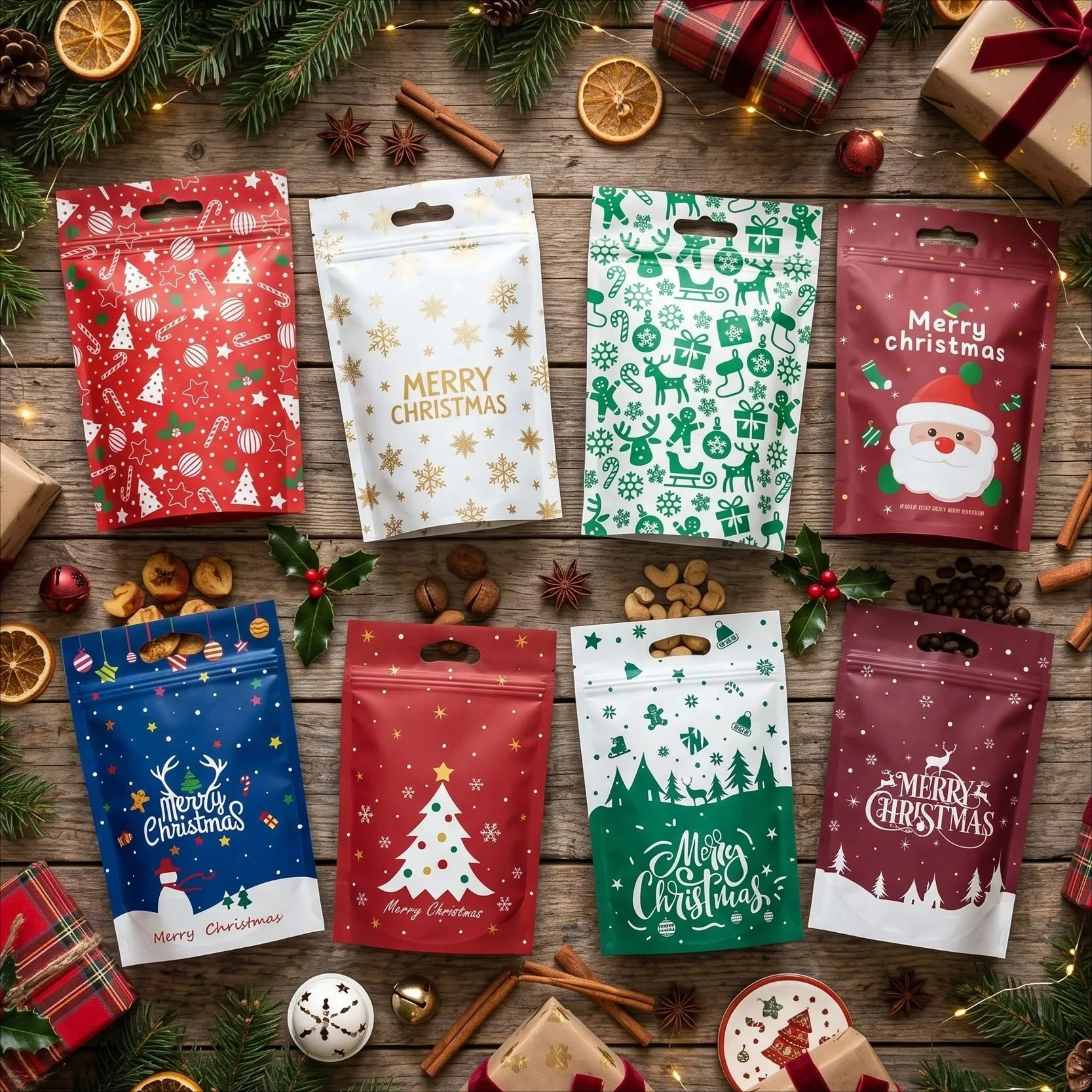50 sacchetti con cerniera e ma - Xmas Food Snacks recensione e prezzo
