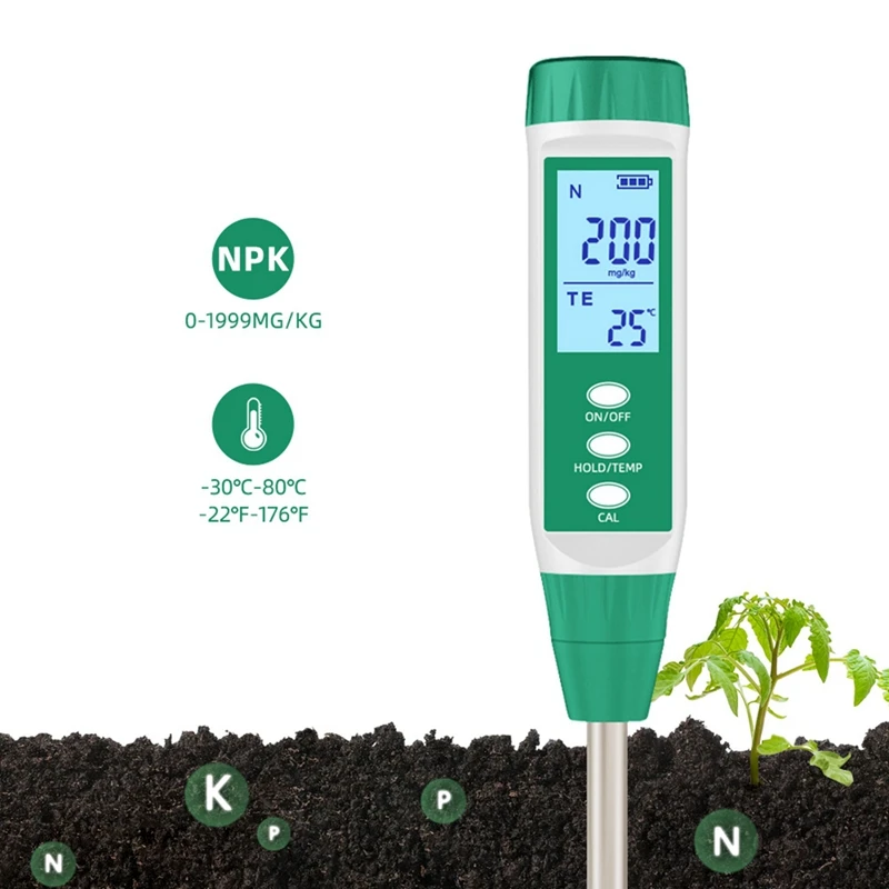 Soil Tester, Fertiliser Tester Analyser For Use In Potting And Planting Farms Gardening