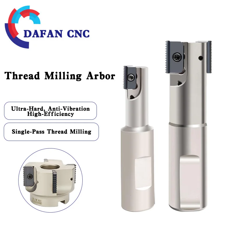Machining Center Thread Milling Arbor - CNC Internal/External Thread Milling Cutter SR00 Indexable Insert Single/Multi-Tooth