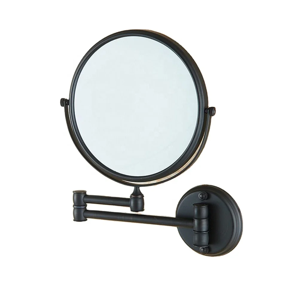 

Cosmetic Mirror Black 3X Magnify Mirror In Wall