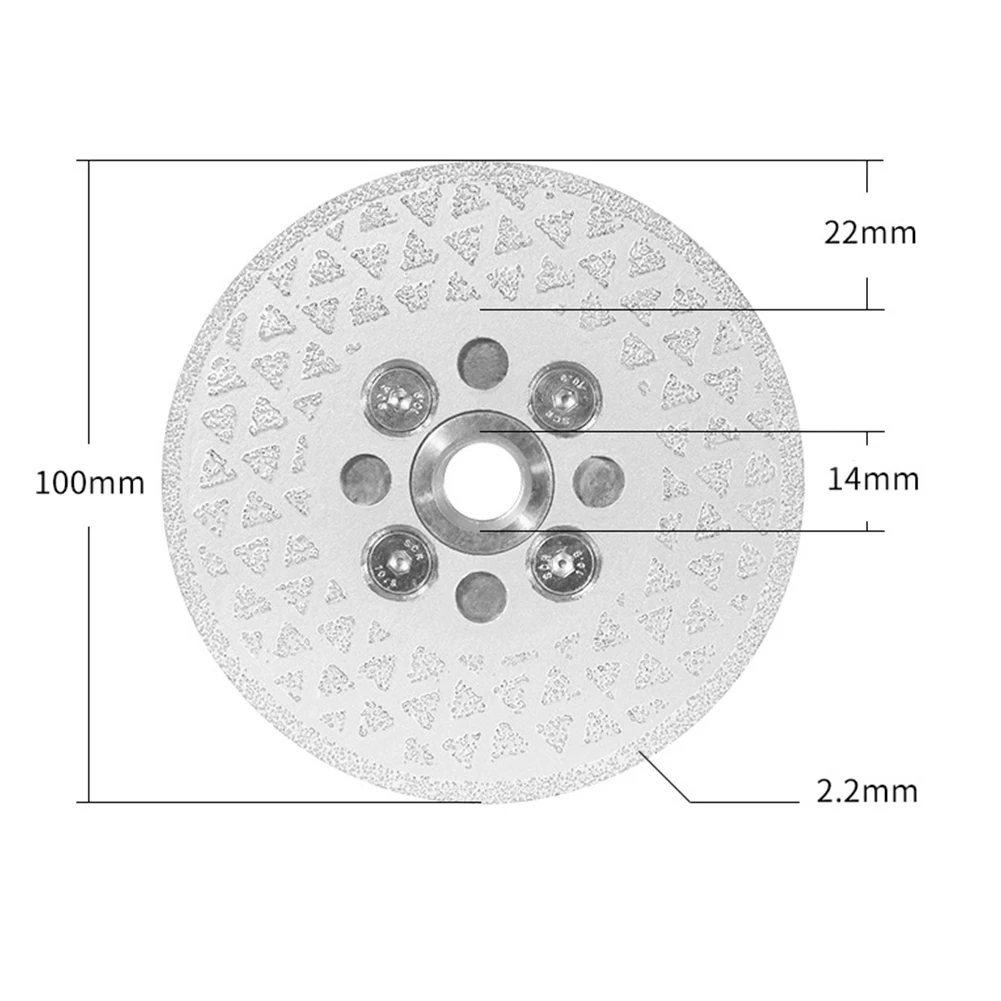 Cutting Blade Disc Grinding Wheel 40 Grit 80-125mm Diamond For Marble Granite High Hardness M10 M14 High Quality