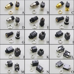 1PCS 3.5MM PJ-392 A 3640 399 341 342M 301 Stereo Female Socket Jack With Screw 3.5 Audio Video Headphone Connector