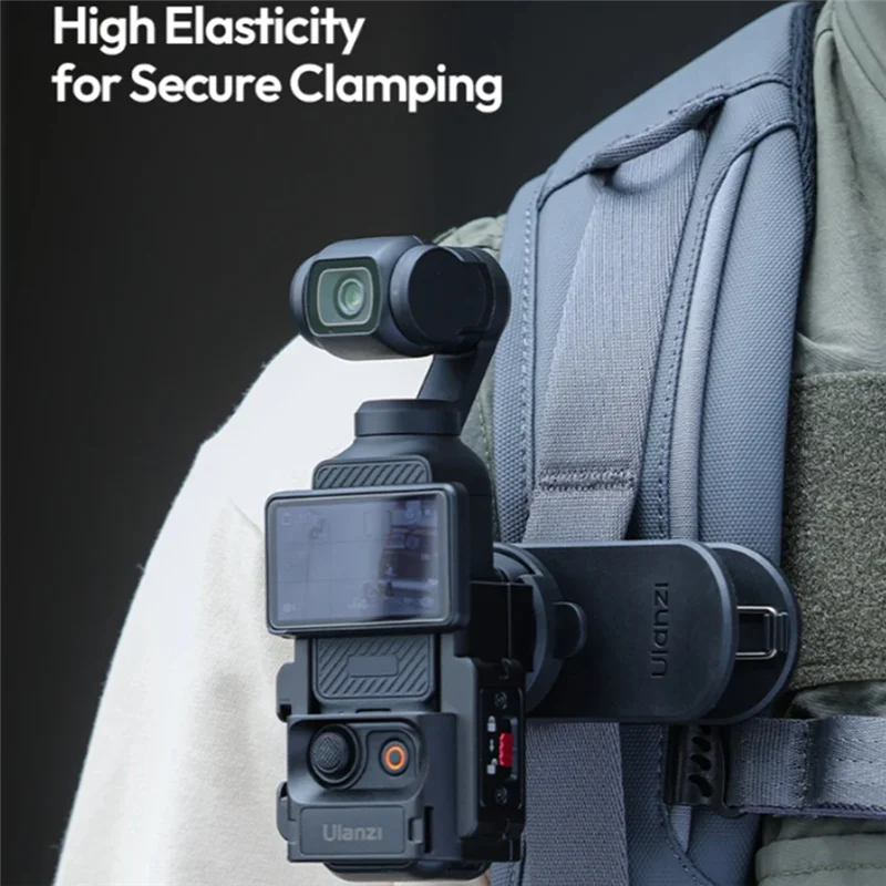 Ulanzi For Outdoor Travel Photography Action Camera Adapter Quick-Release Basic Kit With Backpack Clip 1/4 Inch Thread CK02