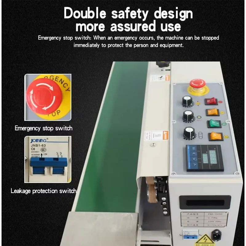 Industrial Automatic Bag Sealing Packing  High Precision Heat Sealer for Food Beverage Chemical Packaging Bags