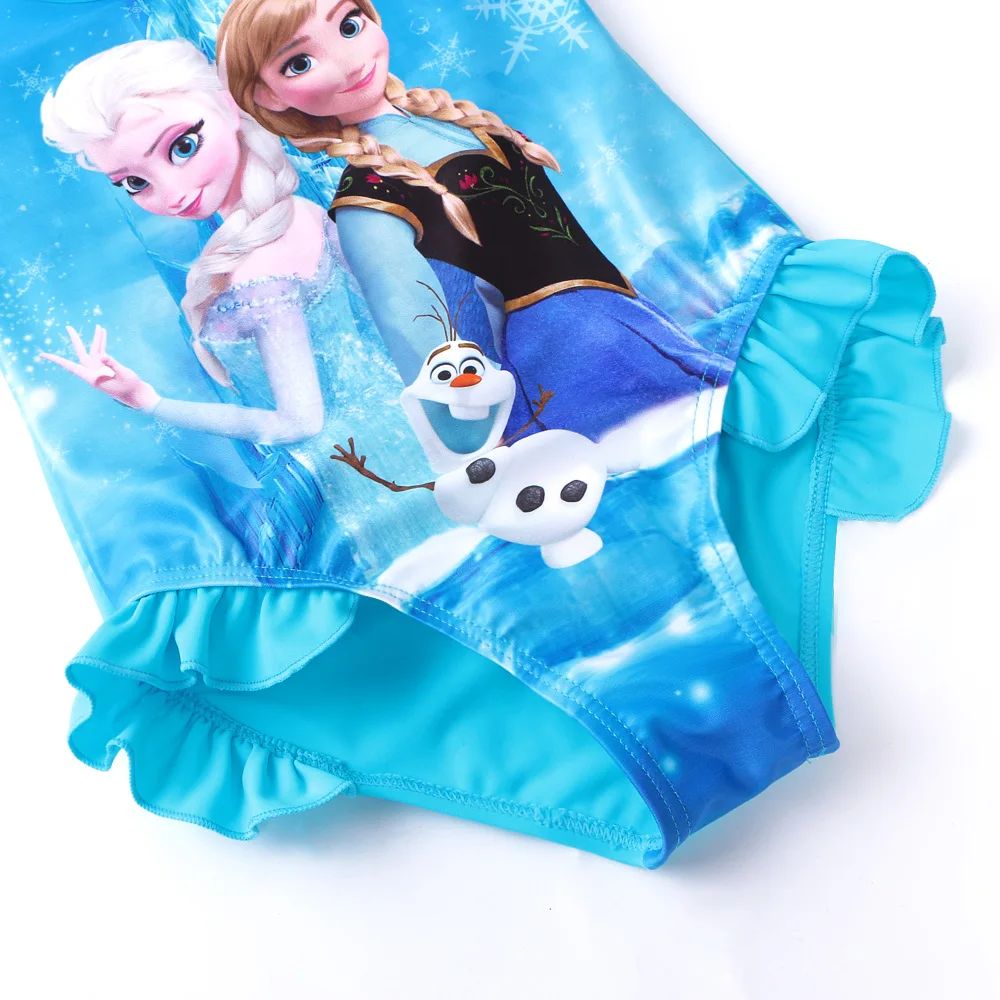 Kid Girl Swimwear Baby Elsa Swimsuit Children Beach Swimsuit Bathsuit Princess Disney Frozen Elsa Anna Bikini