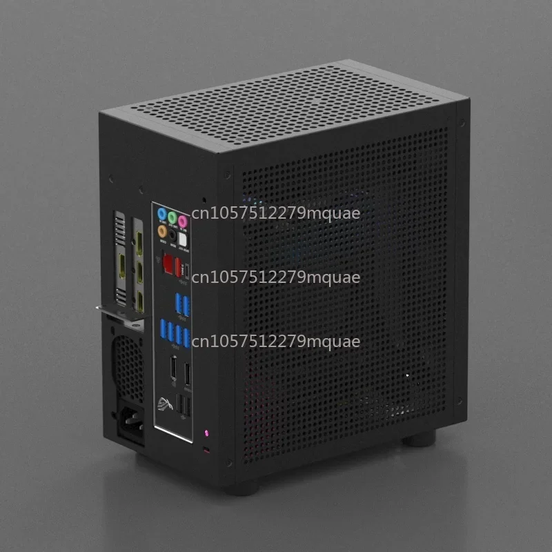 Mini ITX Case M21/M31 - 1U PSU & 120mm Radiator Support, Low-Profile GPU Compatible, Compact HTPC Chassis