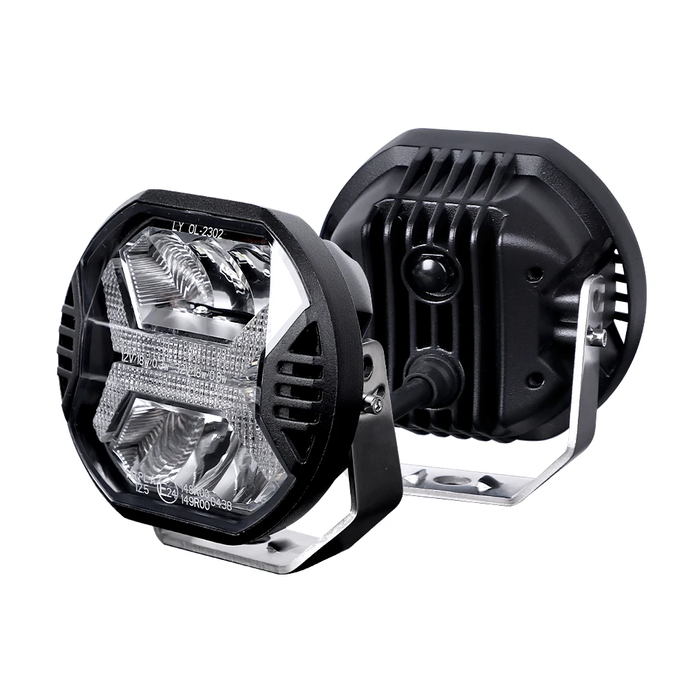 Hot selling：Newest 4 Inch Work Lamp Driving Truck Led 4'' Work Light Offroad Light for  Atv Utv 4X4 Off Road Truck Car