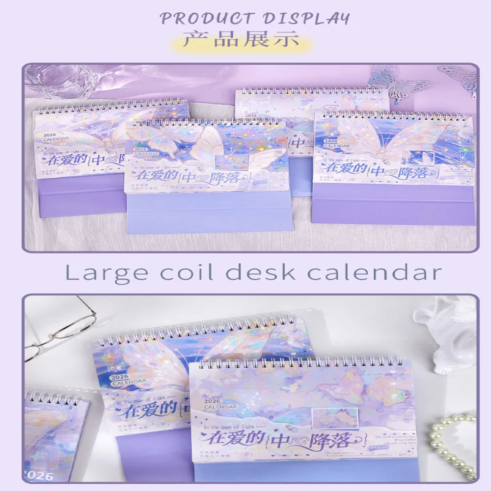 

Table Planner High Quality 2026 Standing Calendar Desk Calendar Minimalist Yearly Agenda Organizer For Gift School Planner