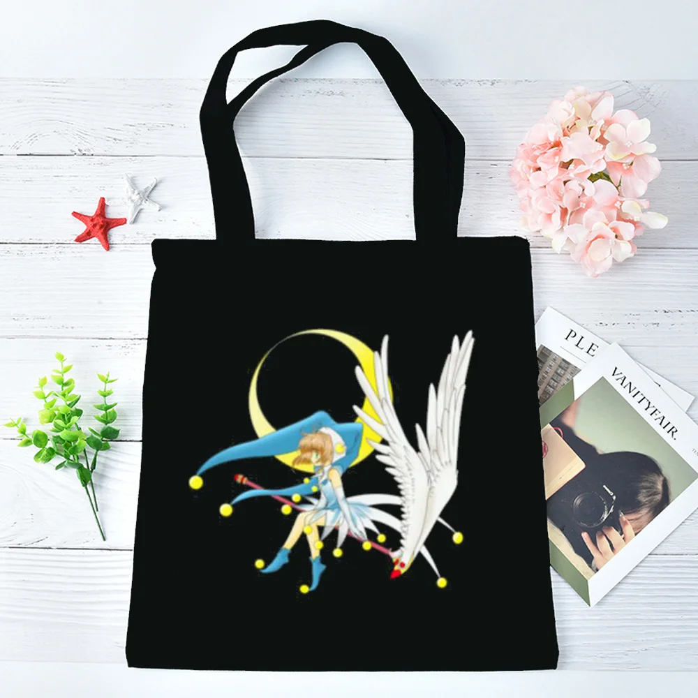 Sakura Vard Captor tote bag shopping reusable personnalisable einkaufstasche canvas  femme