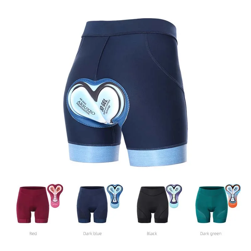 

New Women's Cycling Shorts for Summer High Stretch Breathable Athletic Shorts Silicone Pad Shock Absorbing Cycling Shorts