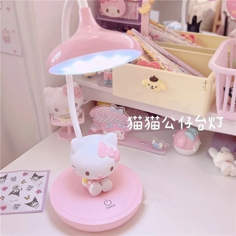 

Sanrio LED Night Light Genuine Hello Kitty Perfect for Kids' Study Time & Bedroom Décor Adorable Cartoon Table Lamp Gift New 24