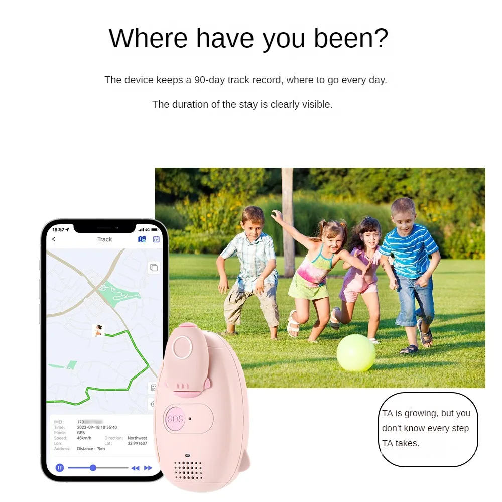 Global tracking 2G network dedicated GPS elderly children anti-loss device anti-lost