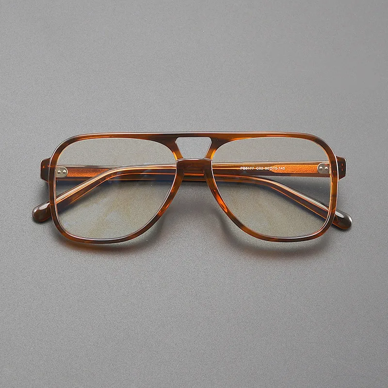 Binocular frames for men and women Retro acetate optical frames for women Luxury brand makes prescription myopia glasses