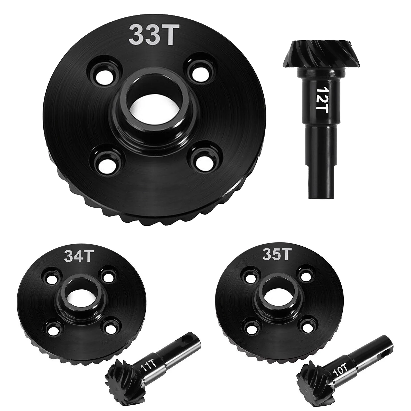 RC Overdrive Underdrive Differential Axle Steel Helical Gears For 1/10 rc Crawler TRX4 TRX6 Upgrade
