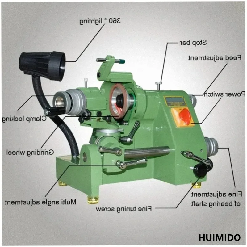 High Precision U2 Universal Sharpener Multifunction Carving  Turning Tool Drill Tungsten Steel Milling Cutter Grinder