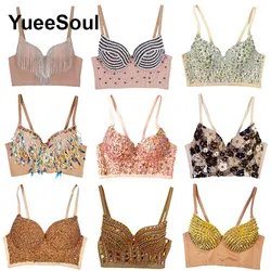 Brown Y2K Tops Luxury Vintage Sleeveless Sexy Corset Top 2025 Summer New Beach Party Club Sweet Cute Casual Women Crop Tops