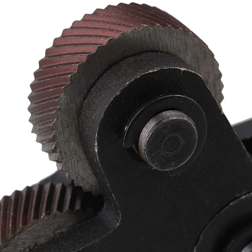 듀얼 휠 널링 툴 키트 7종 0.5mm 1mm 2mm 휠 선형 피치 널링 세트 스틸 선반 커터 휠 널링 툴 세트