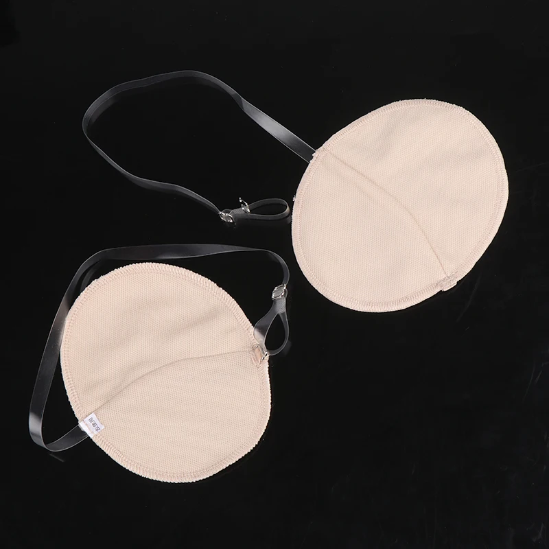 

2Pcs Skin Color Underarm Sweat Pad Washable Armpit Absorbing Transparent Shoulder Strap