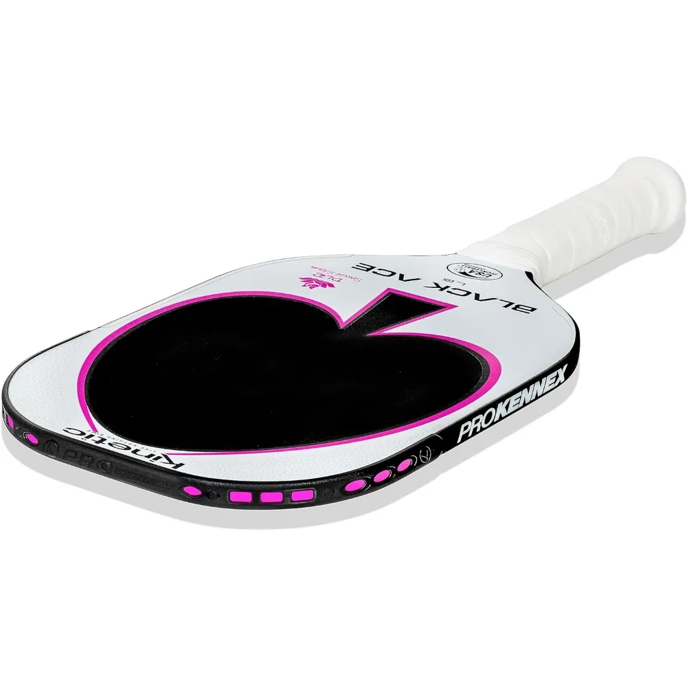 Black Ace - Pickleball Paddle com Toray, Face De Fibra De Carbono, Comfort Pro Grip, USAPA Aprovado, 700