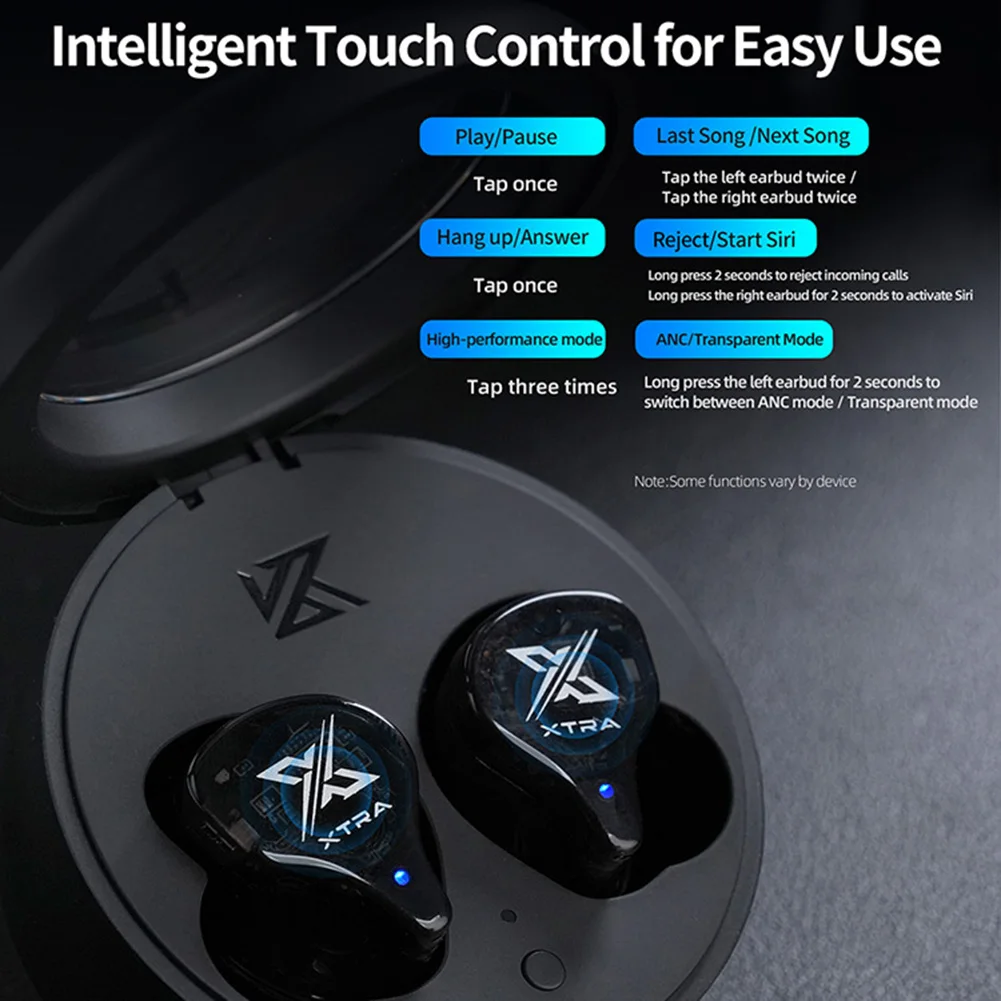 سماعات رأس لاسلكية 5.4 TWS متوافقة مع البلوتوث للحد من الضوضاء سماعة أذن رياضية للموسيقى بدون فقدان حقًا سماعة صوت HiFi