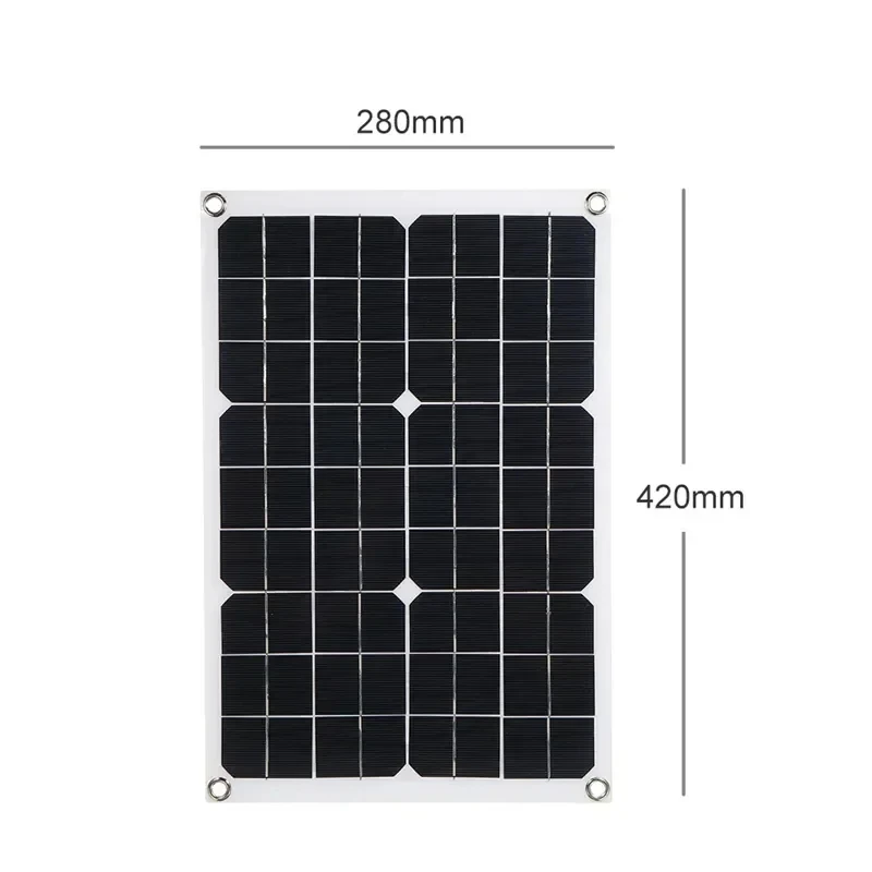 Imagem -03 - Sistema Completo de Geração de Energia Solar Inversor Solar Kit Controlador de Carga da Bateria 12v 110v 220v 4000w