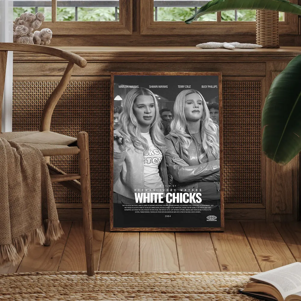 الأبيض الفراخ الفيلم المشارك مضحك المرحاض الحمام قماش طباعة اللوحة جدار الفن غرفة نوم دراسة استوديو غرفة المعيشة ديكور المنزل #4