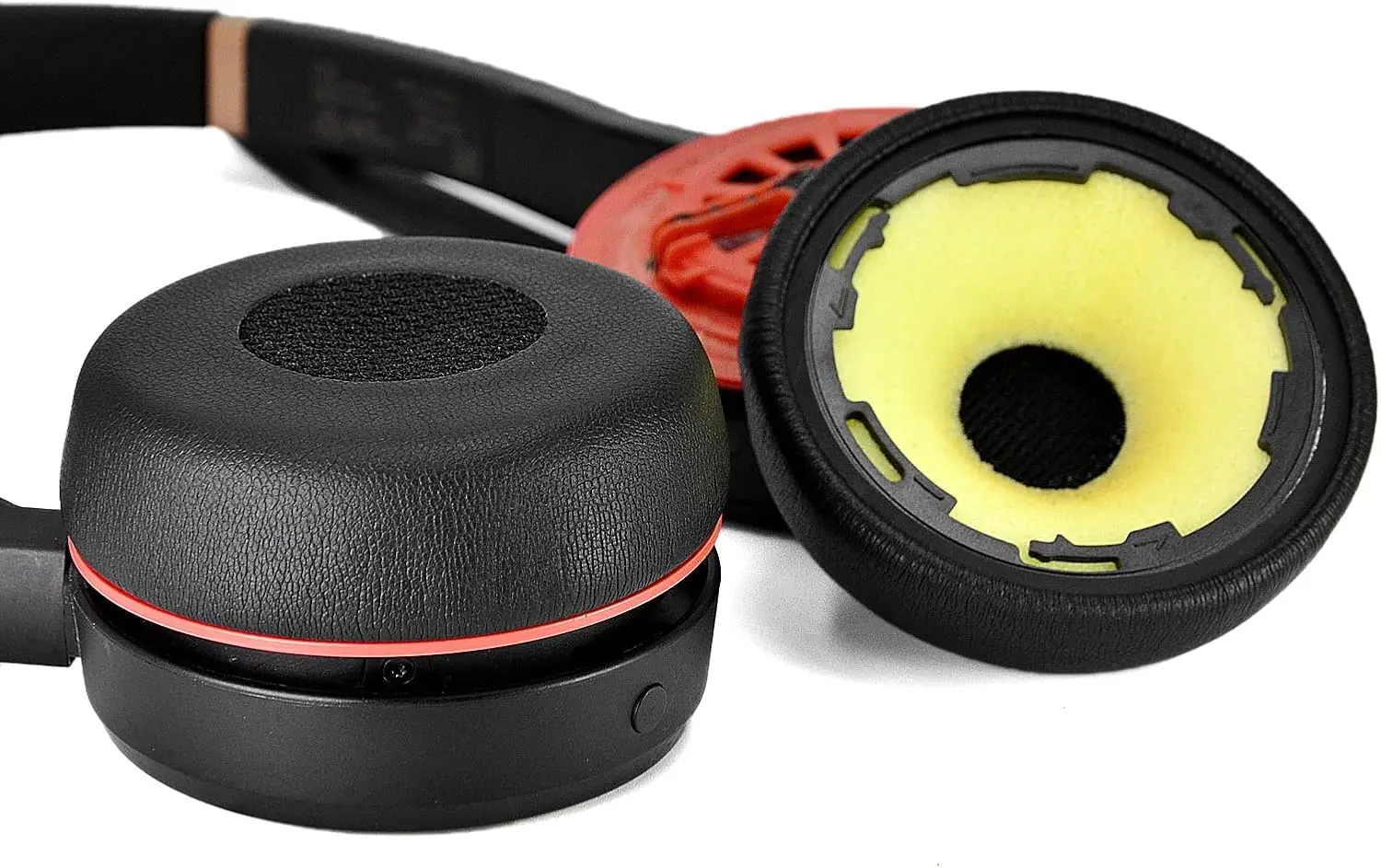 Амбушюры Evolve 75 Сменные амбушюры, совместимые с наушниками/амбушюрами Jabra Evolve 75 75+ 75 UC/75 MS содержит пластик