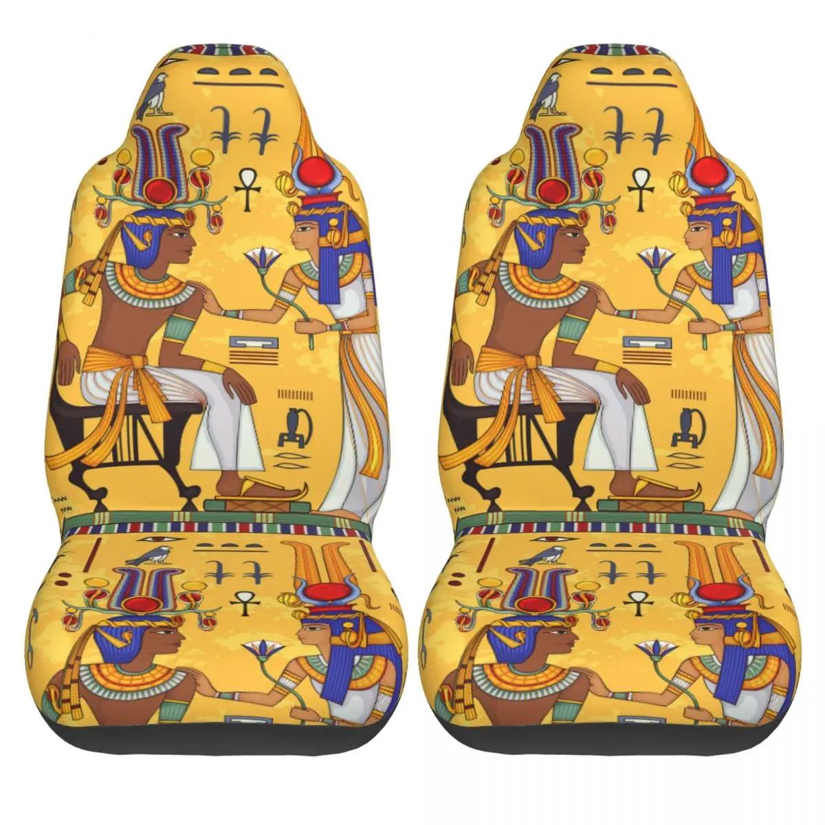 Ancient Egypt Universal Car Seat Cover Protector Interior Accessories AUTOYOUTH Retro Egyptian Symbol Car Seat Covers Hunting