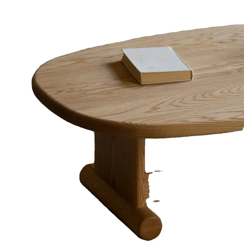 Case Furniture Geometric coffee table Thick material coffee table Solid wood