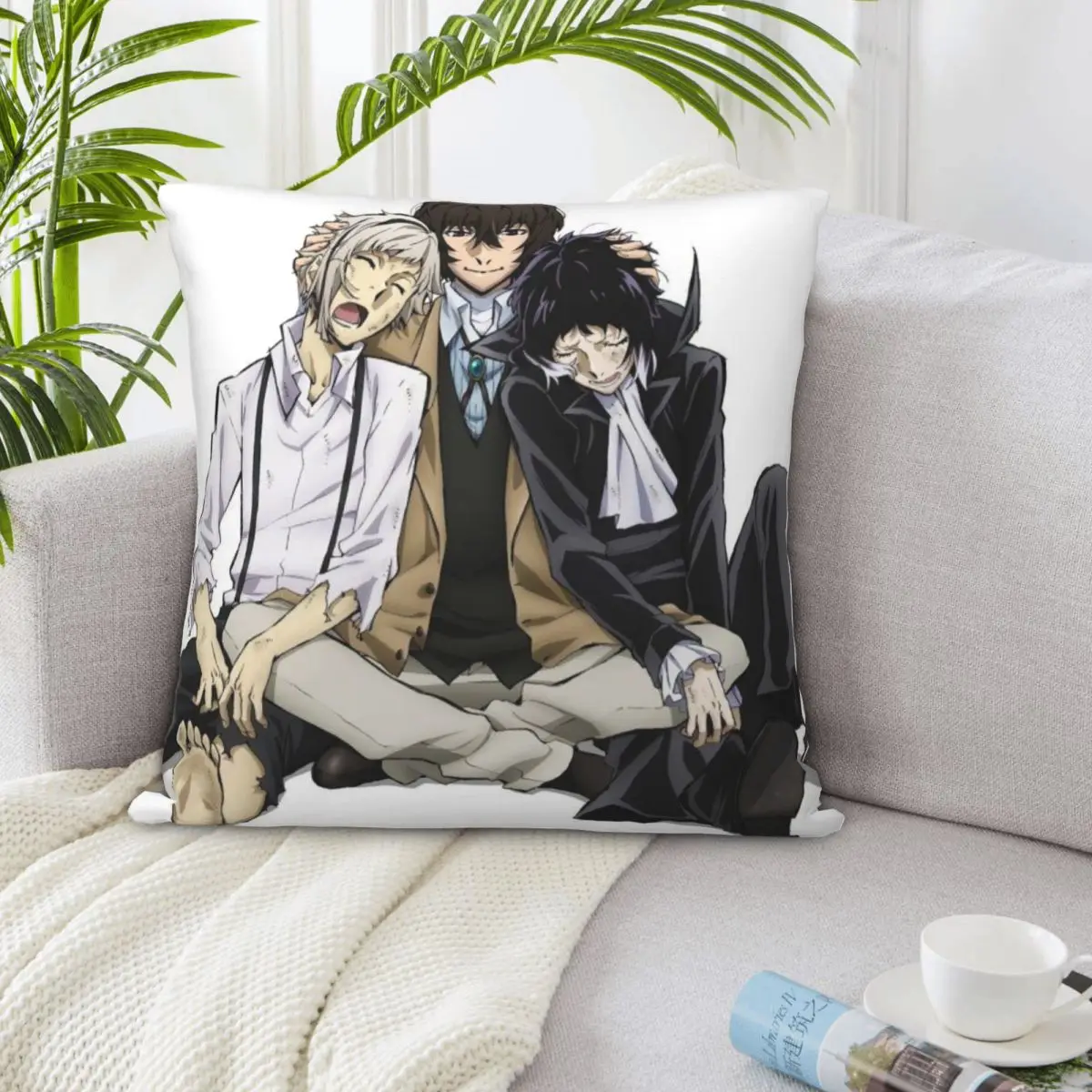 

Bungo Stray Dogs 000470 Изголовья Чехлы Наволочки 45X45 Наволочка Dakimakura Наволочка