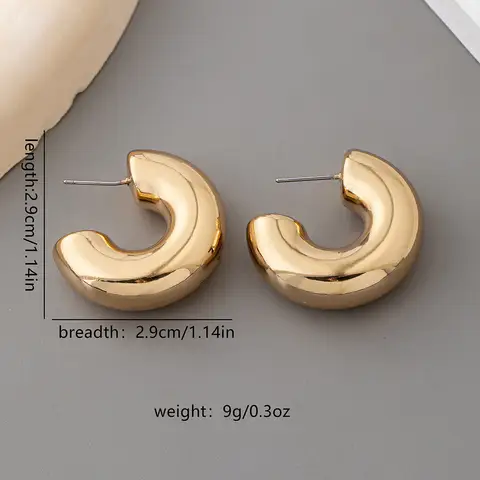 10 best sales c-formade örhängen - №10