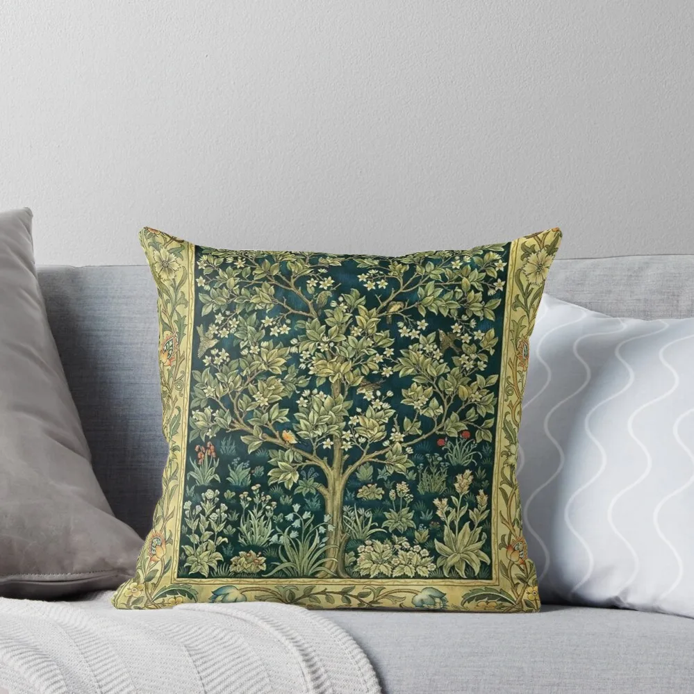 

William Morris Tree Of Life Throw Pillow sleeping pillows Cushion Covers For Living Room